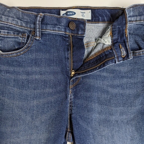 Old Navy Jeans Youth Boys Size 14 Karate Slim 24/7 Denim Blue - Picture 4 of 7